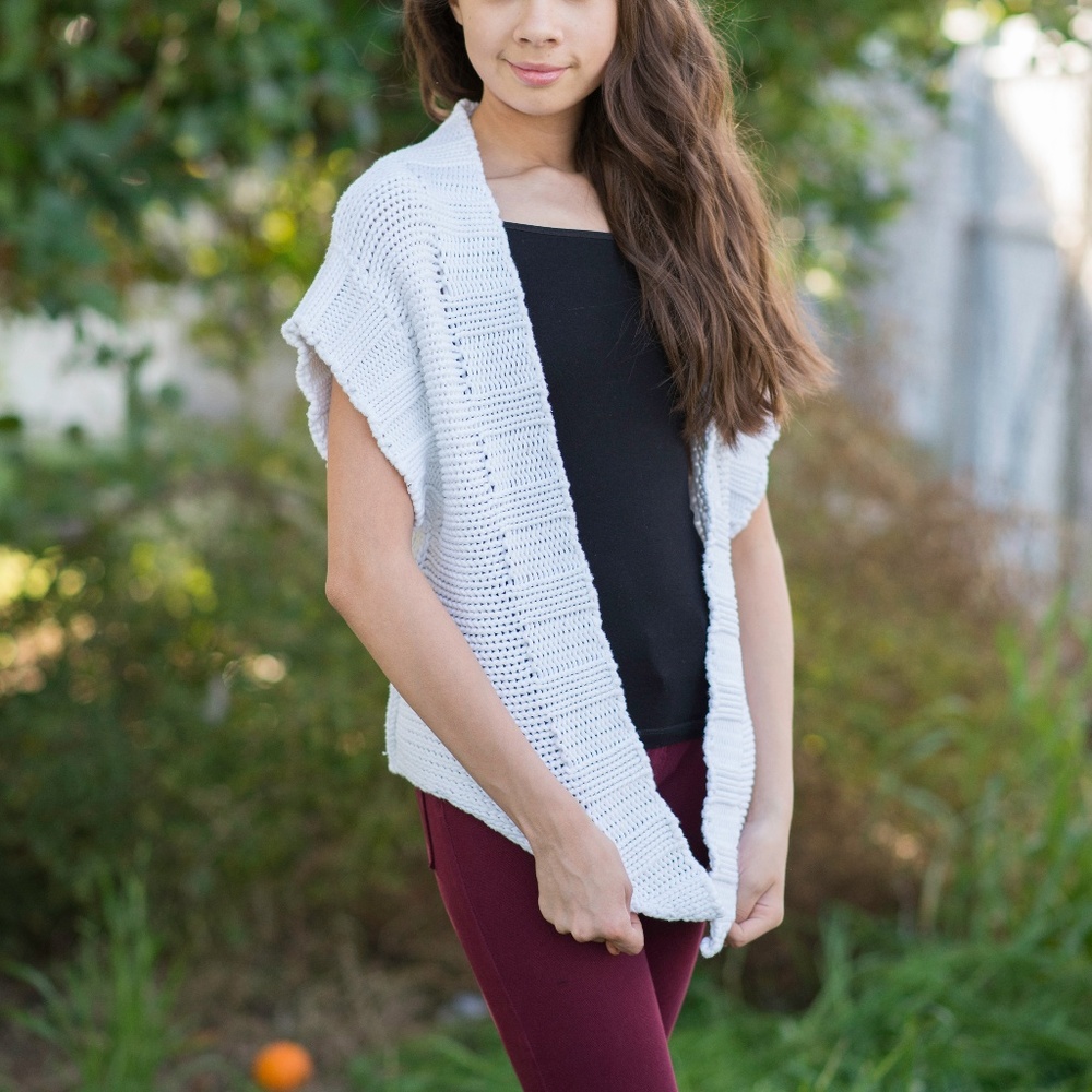 Banana Republic open sweater vest ~M